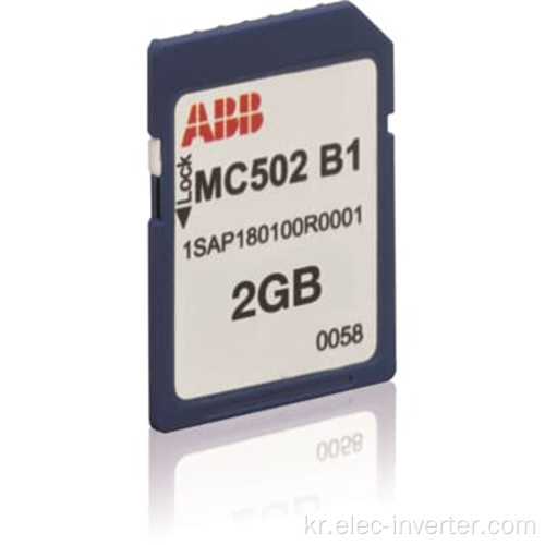 ABB PLC 메모리 카드 MC502